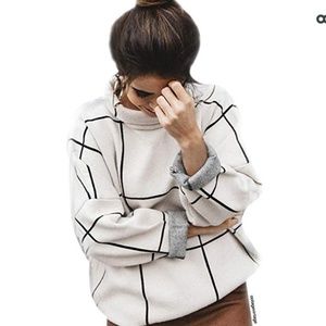 CHICWISH| Grid sweater